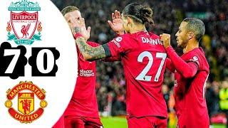 Liverpool vs Manchester United (7-0) , All Goals and Highlights