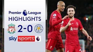 Jota stars as Liverpool beat Leicester!  | Liverpool 2-0 Leicester City | Premier League Highlights