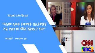 “ዓለም አቀፍ ተቋማት በኢትዮጵያ ላይ ያልተገባ ጫና እያደረጉ ነው”፦ ፕሮፊሰር ፌትስ ጄራልድ