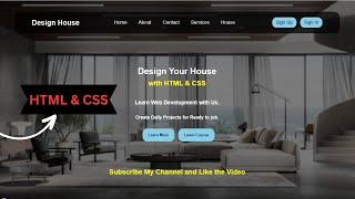 How to make Responsive Website using HTML & CSS. | Create Design with html and CSS. | Landing page.