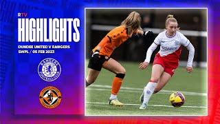 HIGHLIGHTS | Dundee United 0-4 Rangers Women | 05 Feb 2023