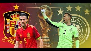 Spain vs Germany LIVE | FIFA World Cup Qatar 2022 | Watch Along & PES 21 Gameplay