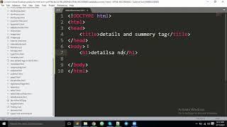 HTML Details and Summary | Learn HTML part 71 | HTML Tutorial For Beginners | Web Using HTML