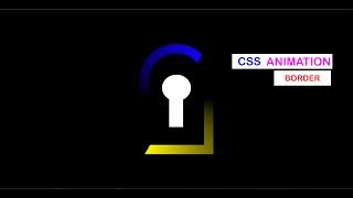 BORDER ANIMATION PURE CSS | Awsome Css Effect | Css Animation Effect | Beginner Tutorial?