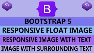 39 - Responsive Float Image In Bootstrap 5 - Image With Text - Bootstrap 5 Tutorial ( Hindi / Urdu )