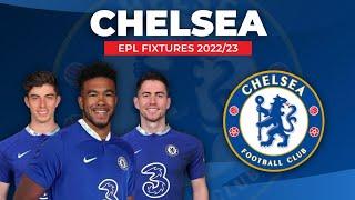 Chelsea Premier League 2022/23 Fixtures & Schedule | JunGSa Football