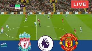 LIVERPOOL VS MANCHESTER UNITED LIVE - PREMIER LEAGUE 2022 - 2023 FULL MATCH TODAY PES21 GAMEPLAY