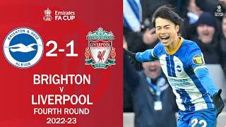 Brighton 2-1 Liverpool | Kaoru Mitoma Late Winner | All Goals & Highlights | Emirates FA Cup 2022/23