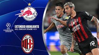 Salzburg vs. AC Milan: Extended Highlights | UCL Group Stage MD 1 | CBS Sports Golazo