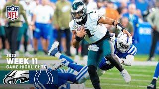 Philadelphia Eagles vs. Indianapolis Colts | 2022 Week 11 Game Highlights