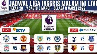 Jadwal Liga Inggris Malam Ini Pekan 28 Live Sctv : Man City vs Man United , Liverpool vs West Ham