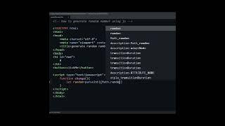 generate random numbers using javaScript. #css #javascript #cssanimation #shorts #html #webdesign