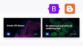 How To Add A Bootstrap Design To Your Blogger Website - Live Blogger