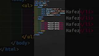 How To Write Code Visual Studio ???????? - #shorts #html #css