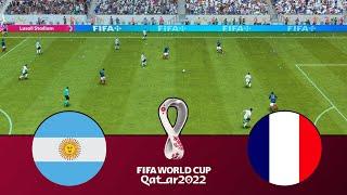 Argentina vs France LIVE | FIFA World Cup Qatar 2022 | Watch Along & FIFA 23 Gameplay