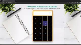 Build a Calculator using HTML, CSS, and JavaScript | Mini Project ????????‍????
