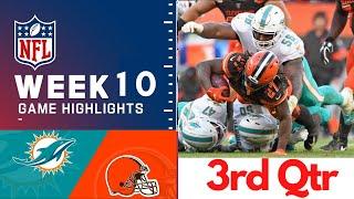 Miami Dolphins vs. Cleveland Browns Full Highlights 3rd QTR | NFL Week 10, 2022