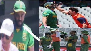 South African players crying after SA lost and are out of the world cup against Netherlands