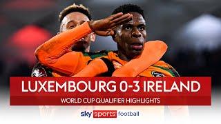 Duffy, Ogbene & Robinson seal win | Luxembourg 0-3 Ireland | World Cup Qualifier Highlights