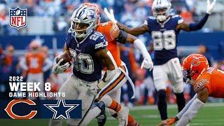 Dallas Cowboys vs. Chicago Bears Full Game Highlights | NFL Week 8, 2022