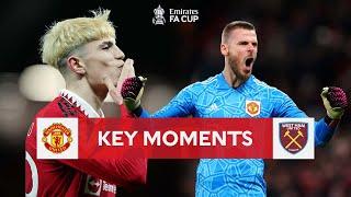 Manchester United v West Ham United | Key Moments | Fifth Round | Emirates FA Cup 2022-23