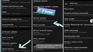 How to Enable Developer Option in Our Mobile Phone | How do I enable developer features? | Android