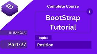 position with sticky in bootstrap 5 tutorial in bangla || bootstrap full course bangla