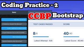 Coding Practice - 2 | Chat Page | Bootstrap | CCBP | NXTWAVE