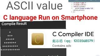 asscii value||C Language Tutorial For Beginners In Hindi (With Notes)||coding||programming