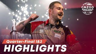 MAKING HISTORY ???????? | Quarter-Final 1&2 Highlights | 2022/23 Cazoo World Darts Championship