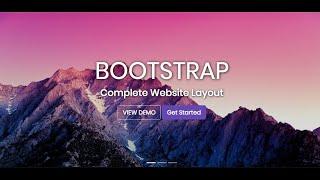 Bootstrap 5 Responsive Landing Page Design | Responsible website design.