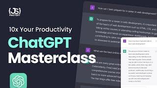 ChatGPT Crash Course for Developers | The Only ChatGPT Tutorial You Need to 10x Your Productivity