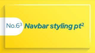 6.3- Modern website UI landing page | HTML, CSS, Bootstrap 5.1 | Navbar Styling