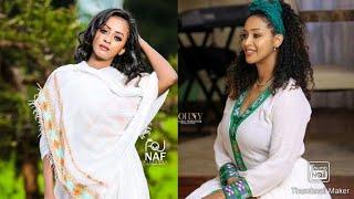 new Ethiopian cultural clothes ሰሞንኛ የኢትዮጲያ አዳዲስ ሀበሻ ቀሚሶች|እንዝርት ዲዛይን|