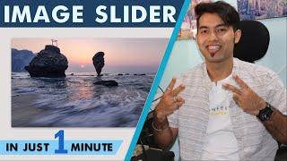 Responsive Image Slider with CSS Animation in 1minute ????