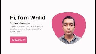 My Personal Portfolio Website Made by HTML, CSS & JavaScript.