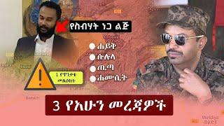 Ethiopia: 3 የአሁን መረጃዎች | Zehabesha 4