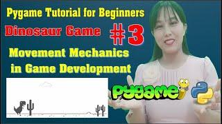 Pygame Tutorial for Beginners #3 - Dinosaur Game