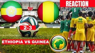 Ethiopia vs Guinea 2-3 Live Stream Africa Cup of Nations Qualifiers Football Match Highlights Direct