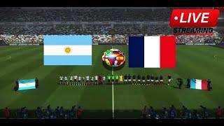 LIVE Argentina vs France - FIFA World Cup QATAR 2022 | #Pes21 #Gameplay #PlayStation4