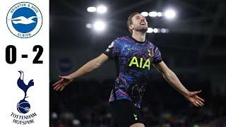 Brighton vs Tottenham 0-2 Highlights | Premier League - 2021/2022 Cristian Romero & Harry Kane Goals