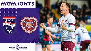 Ross County 1-2 Hearts | Shankland & Halliday Goals Secure First Win in Five | cinch Premiership