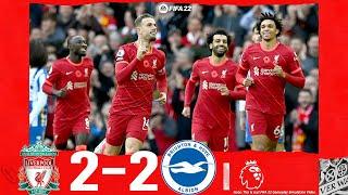 Liverpool vs Brighton 2-2 | All Goals & Highlights | Premier League 2021/22 | Matchday 10