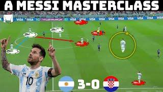 Tactical Analysis : Argentina 3-0 Croatia | Messi Magic Gets it done |