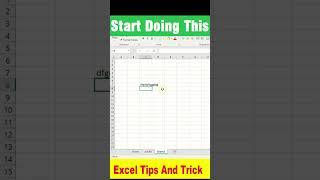 automatic adjust cell column width length in excel #youtubeshorts #shortsvideo #trending #shorts