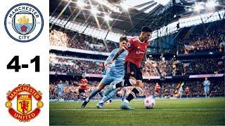 Manchester City vs Manchester United 4-1 Highlights | Premier League - 2022 Riyad Mahrez Goals