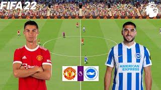 FIFA 22 | Manchester United vs Brighton - English Premier League 2021/22 Season - Gameplay