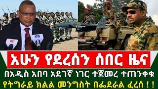 Ethiopia ሰበር ዜና - በአዲስ አበባ ላይ ኦነግ ሸኔ አደገኛ ነገር ጀመረ ተጠንቀቁ | ጦርነቱ ቀጥሏል የትግራይ ክልል መንግስት በፌደራል መንግስት ፈረሰ