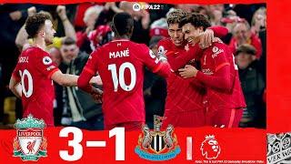 Liverpool vs Newcastle United 3-1 | All Goals & Highlights | Premier League 2021/22 | Matchday 17