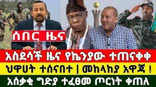 አስደሳች ሰበር ዜና | በኬንያ ተጠናቀቀ ህዋሀት ቻው ግድያ ተፈፀመ | Dere News | Ethiopia News | Zehabesha | Feta Daily